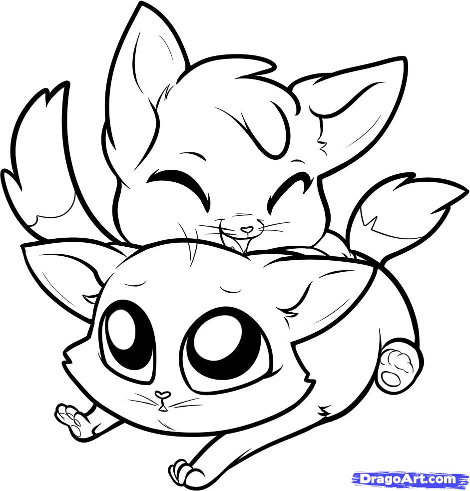 Chibi Animals Drawing at GetDrawings | Free download