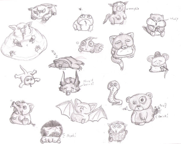 600x476 Chibi Animal Collection By Dantevergilloverar
