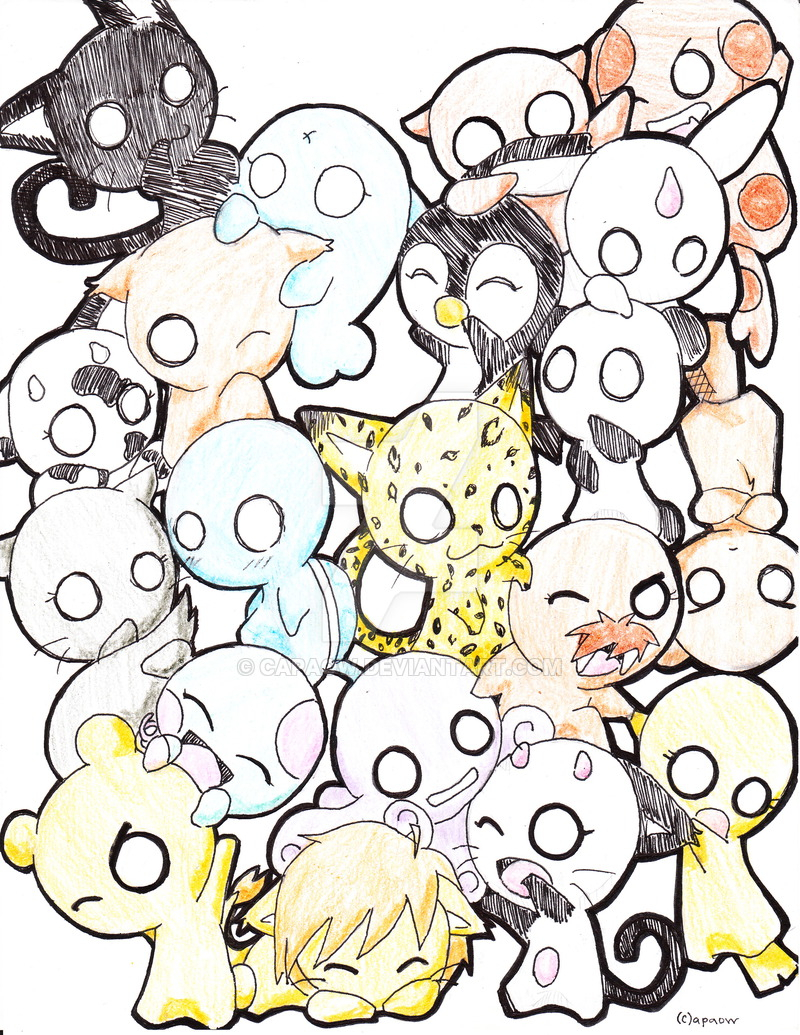 800x1035 Chibi Animal Drawings Drawn Farm Animals Chibi