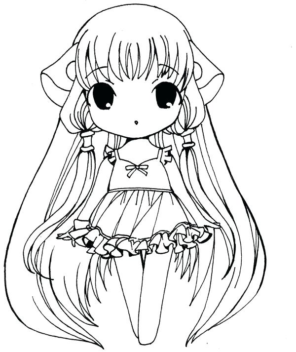 Chibi Anime Girl Drawing at GetDrawings | Free download