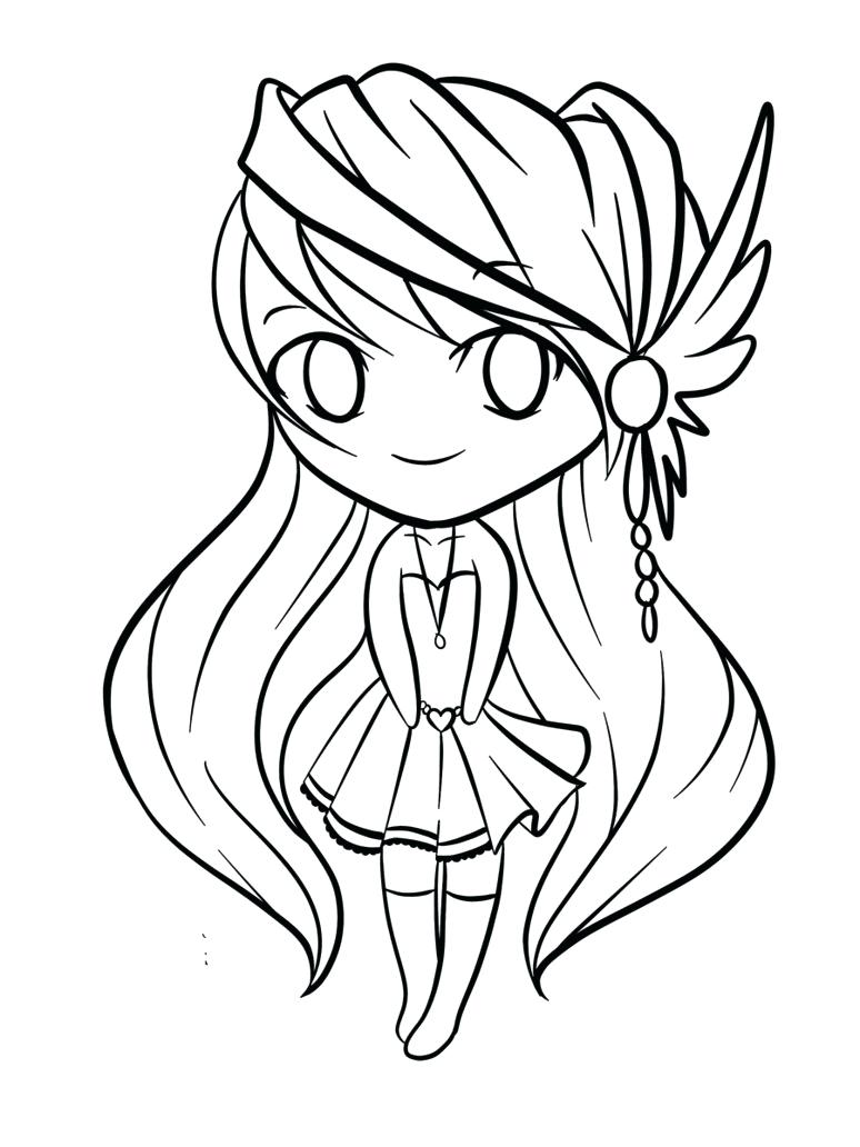 Chibi Anime Girl Drawing at GetDrawings | Free download