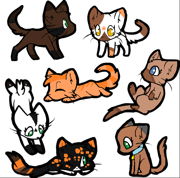 577x572 Chibi Warning! (Warrior Cats) By Idulilu