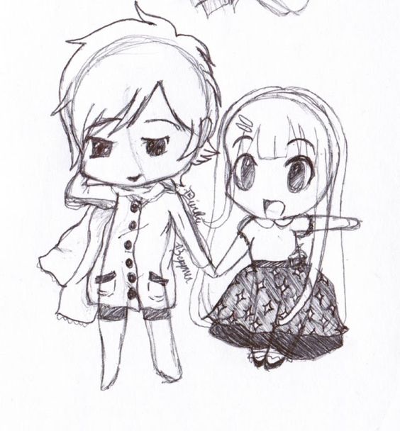 564x608 Chibi Couple By Miraclepemberton By Miraclepemberton