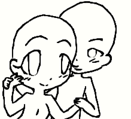 438x398 Cute Chibi Couple Base By Eminemcookies D5xyaml By Arkingel