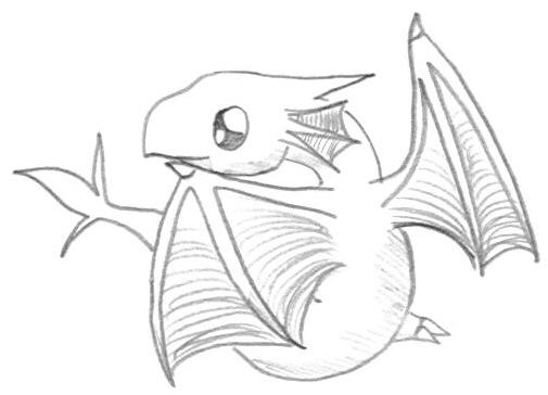 505x364 Chibi Dragon By Silverdragon27