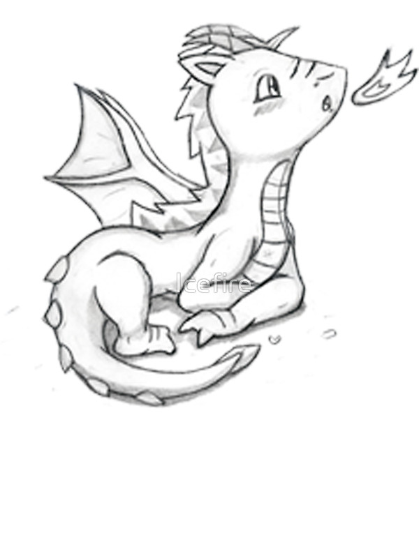 600x800 Dragon Chibi Stickers By Icefire Redbubble