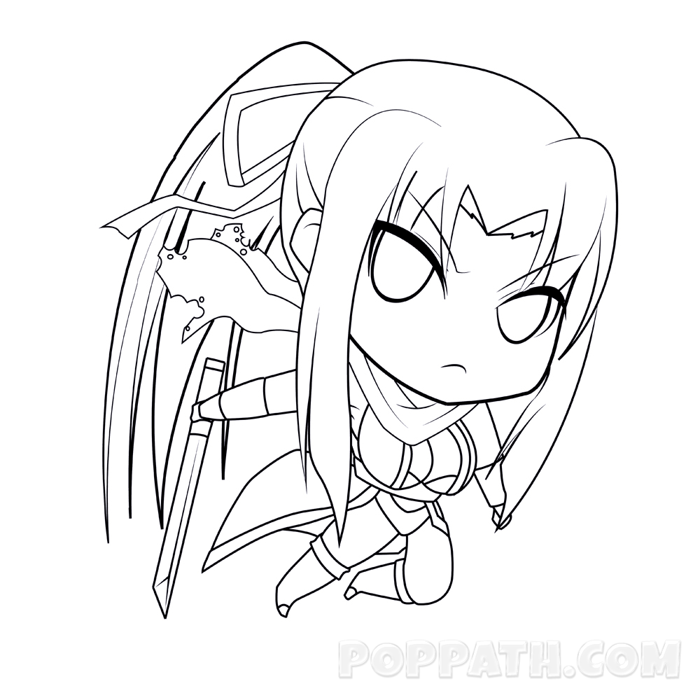 1000x1000 How To Draw A Chibi Ninja Pop Path