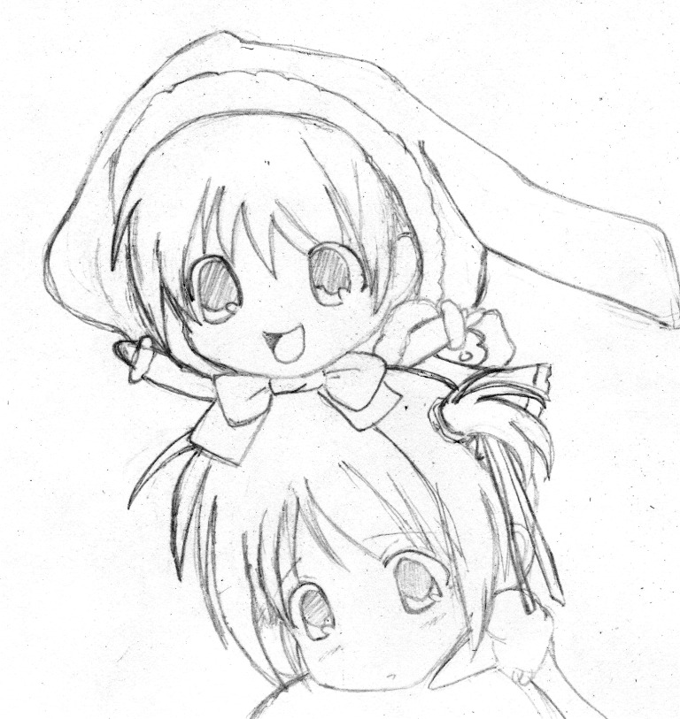 768x813 Chibi Drawing By Damazaki