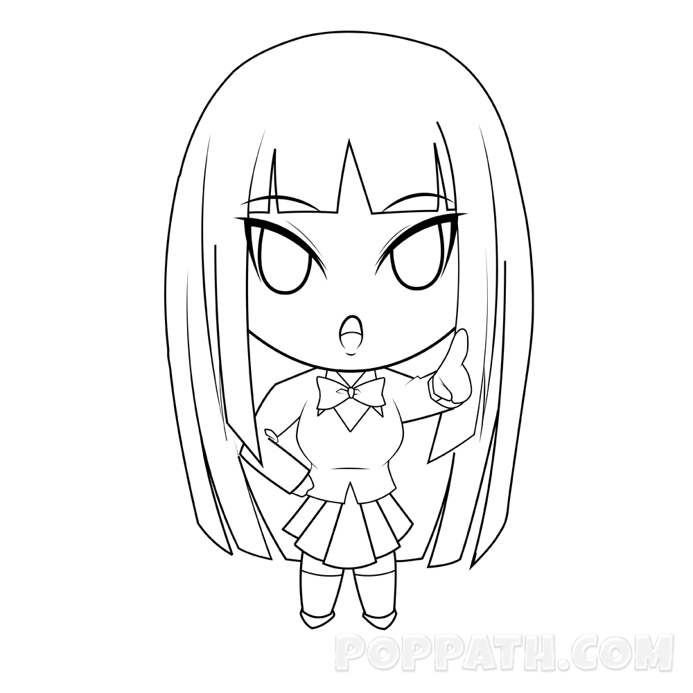1000x1000 How To Draw A Chibi Girl Pop Path