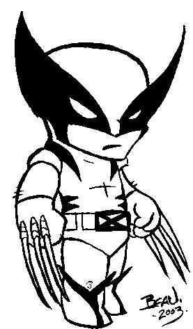 277x473 Chibi Wolvie. By Hedbonstudios