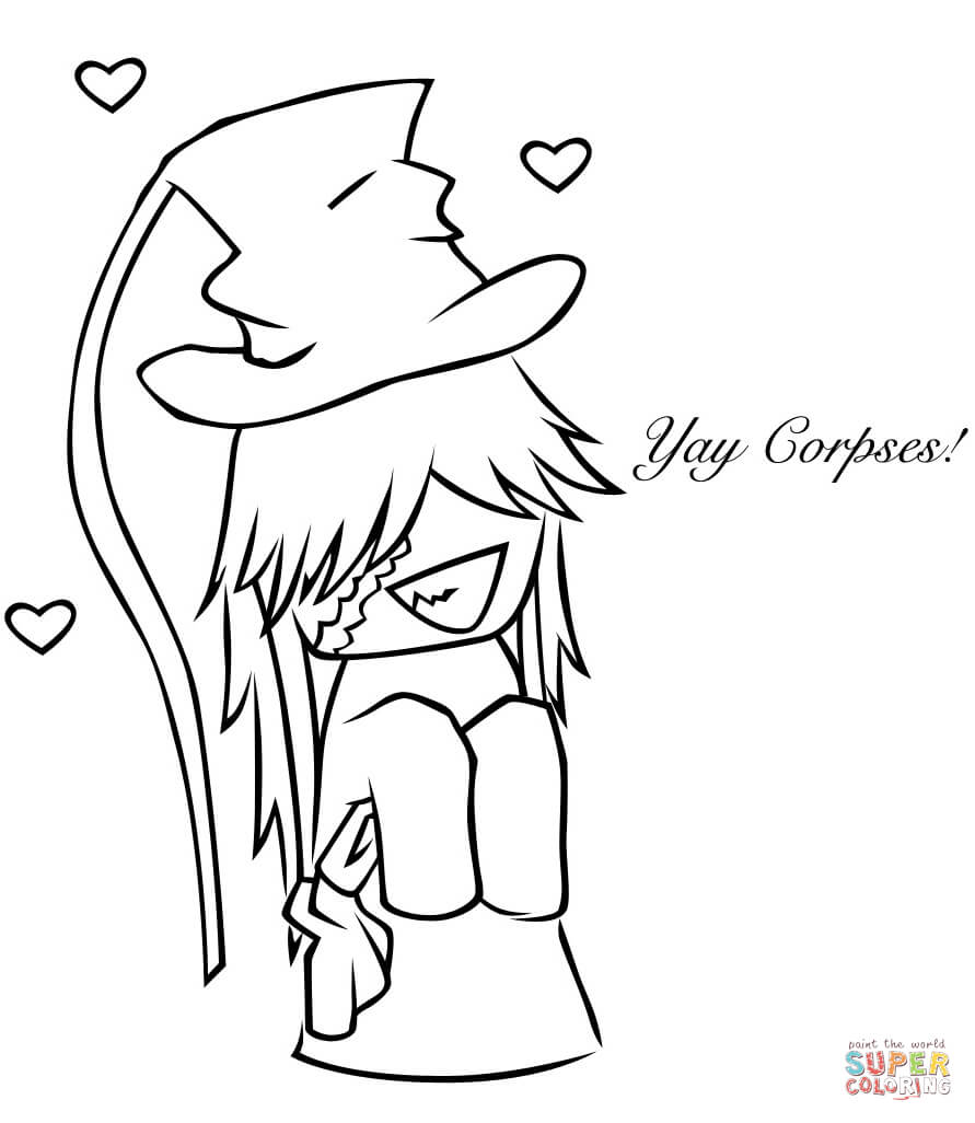 891x1026 Chibi Coloring Pages Free Printable Pictures