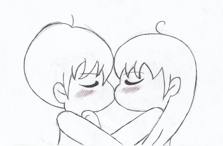 900x592 Drawn Kisses Chibi
