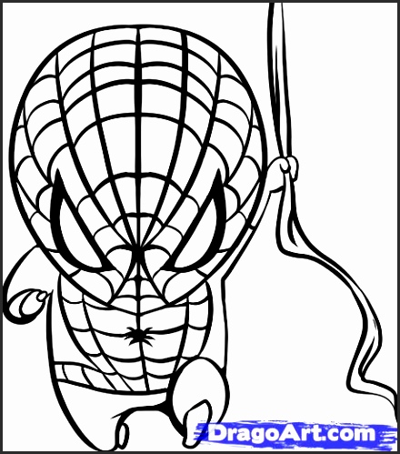 440x499 Easy Spiderman Drawings Tzlxe Best Of How To Draw Chibi Spiderman