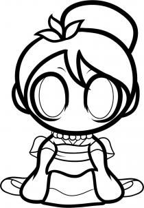 210x302 How To Draw Chibi Disney Princess Cute Kawaii Resources