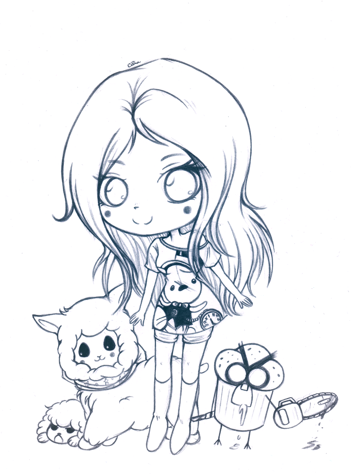 698x944 Pencil!chibi Cibia And Her Friends By Ladycibia