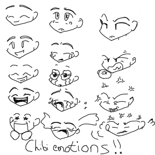 600x600 Chibi Emotions By Devain