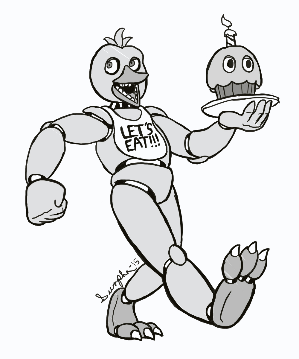 Chica Drawing at GetDrawings | Free download