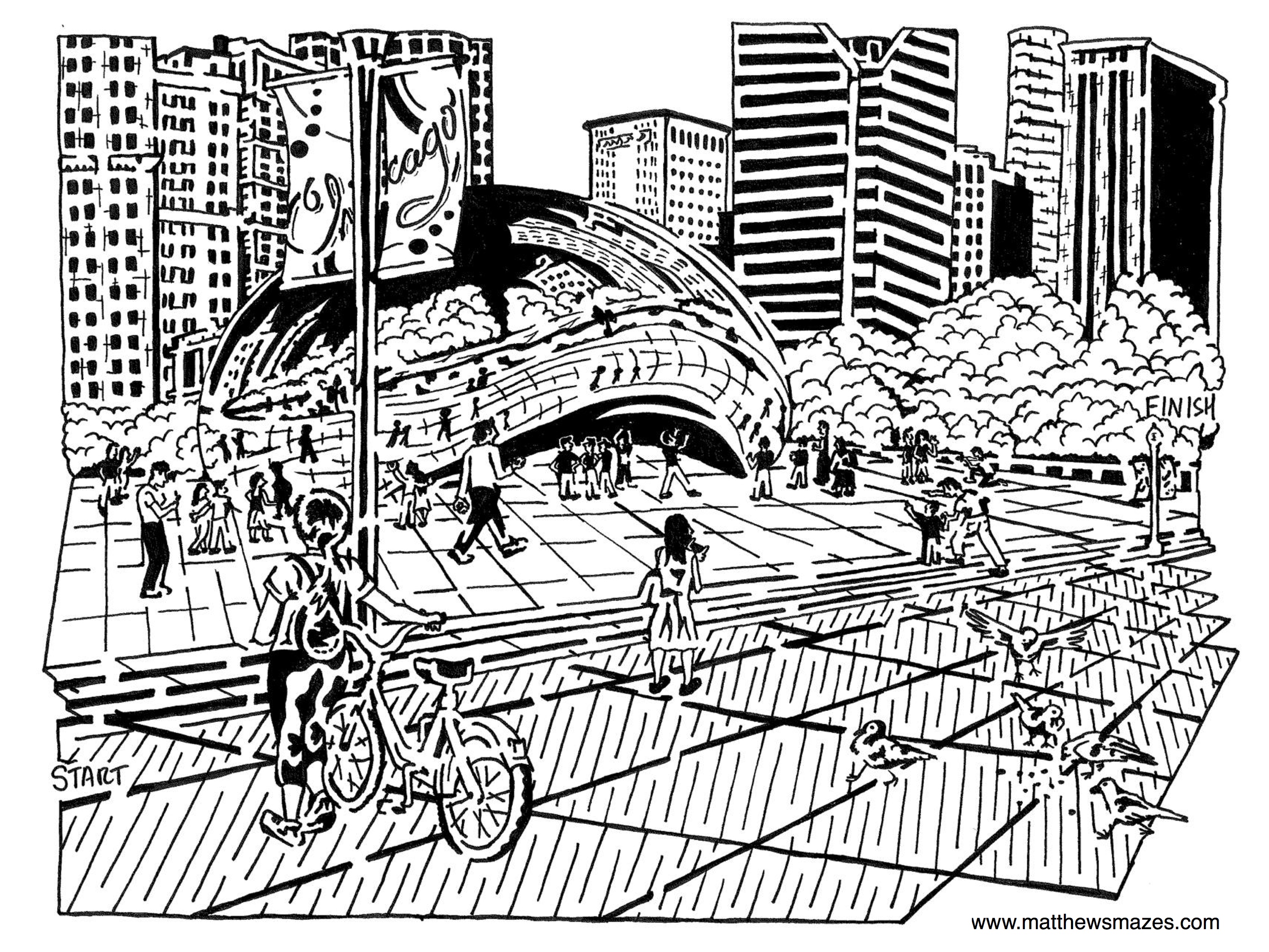 3000x2250 Chicago Mazes By Umatthewsmazes