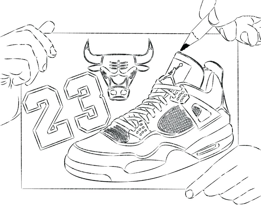 1000x800 Chicago Bulls Coloring Pages Printable For Kids Diaiz