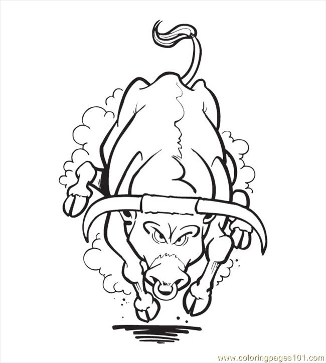 650x724 Printable Bull Coloring Pages Printable Bull Riding Coloring Pages