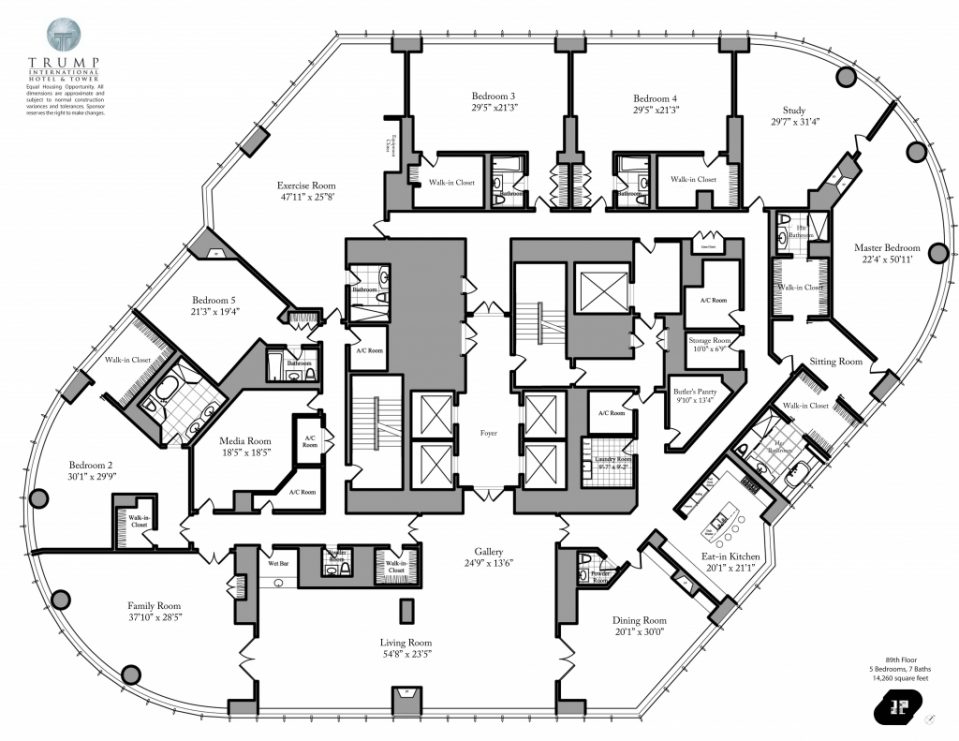 959x741 Uncategorized Trump Tower Chicago Floor Plan Notable For Finest