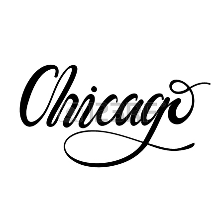 450x450 524 Chicago Skyline Silhouette Stock Vector Illustration