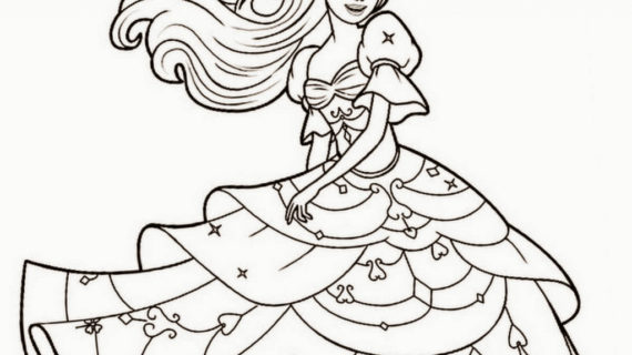 570x320 Barbie Doll Drawing Pictures