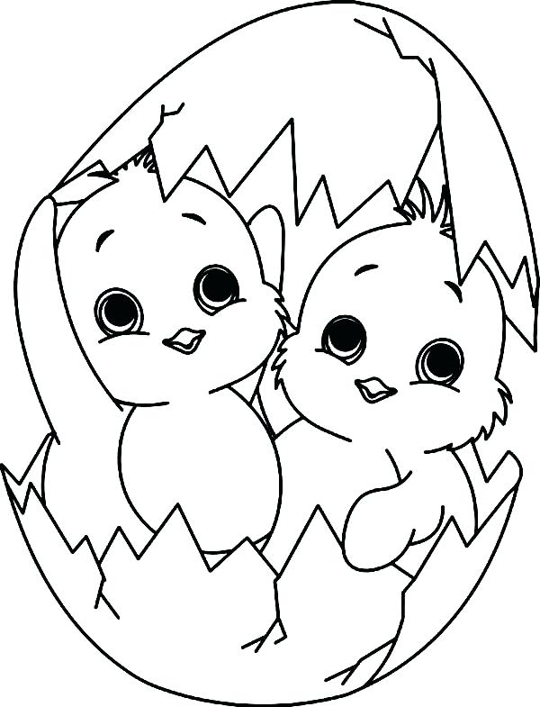 600x785 Cute Easter Coloring Pages Chick Coloring Pages Media