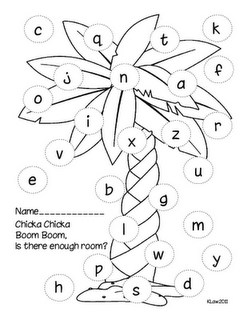 247x320 Chicka Chicka Boom Boom Alphabet Printables