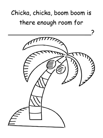 360x480 Chicka Chicka Boom Boom Is There Enough Room For Coloring Page