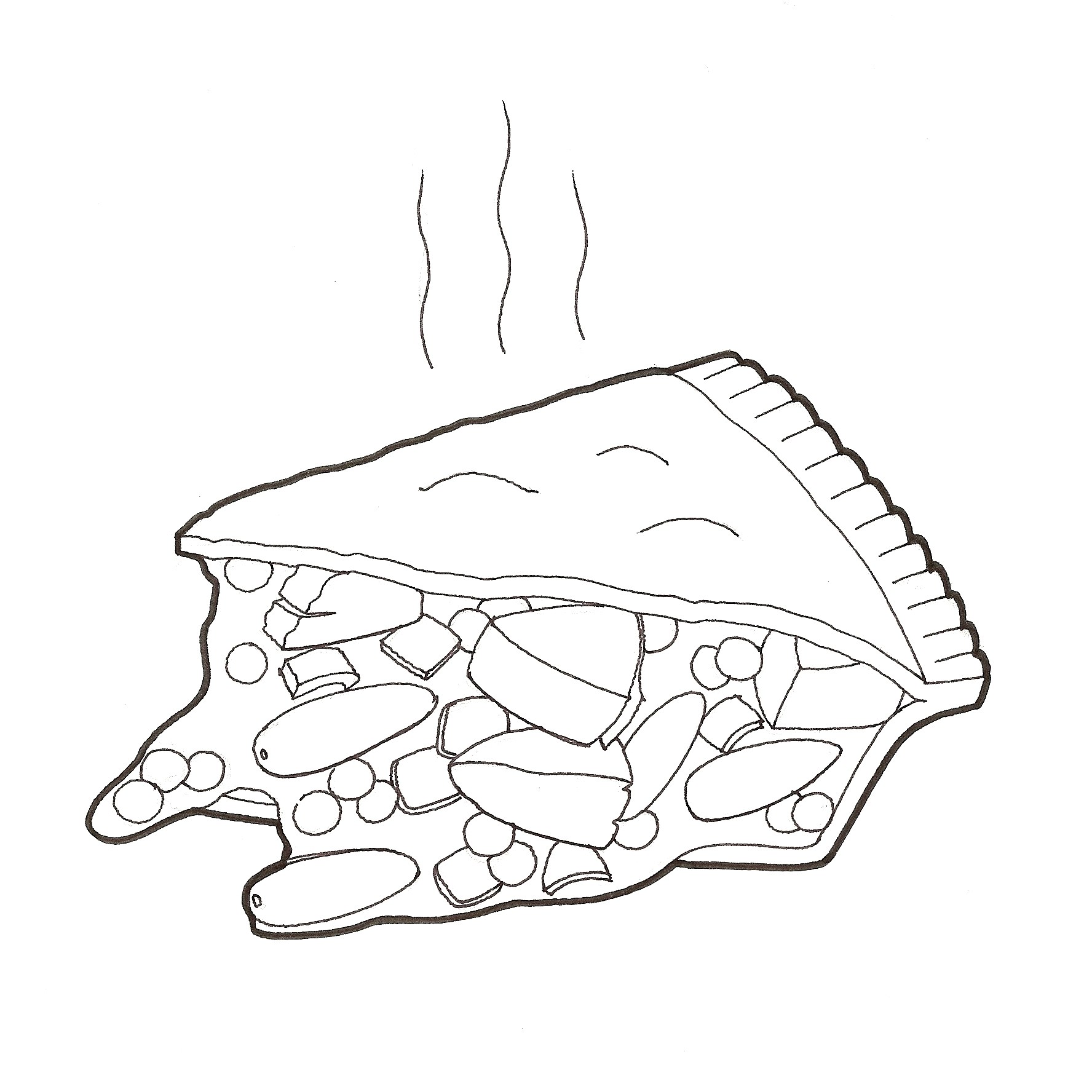 1776x1776 Pie For Dinner Doodles And Jots