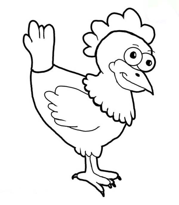 Chicken Drawing at GetDrawings | Free download