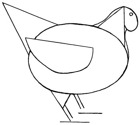 460x413 How To Draw A Chicken Draw Chickens