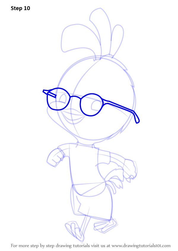 600x847 Learn How To Draw Chicken Little (Chicken Little) Step By Step