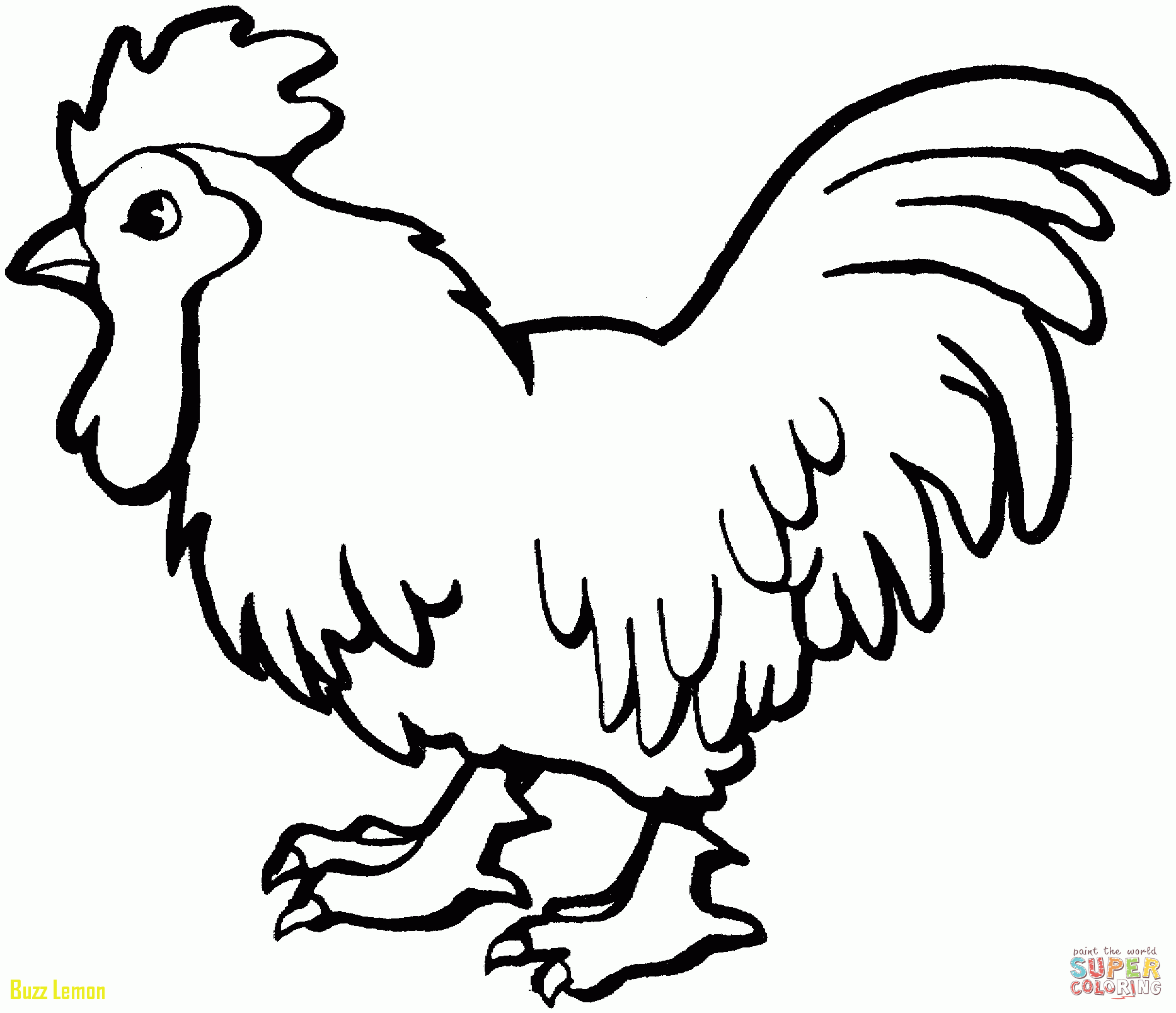 1866x1607 Fresh Coloring Page Chicken Buzz Coloring