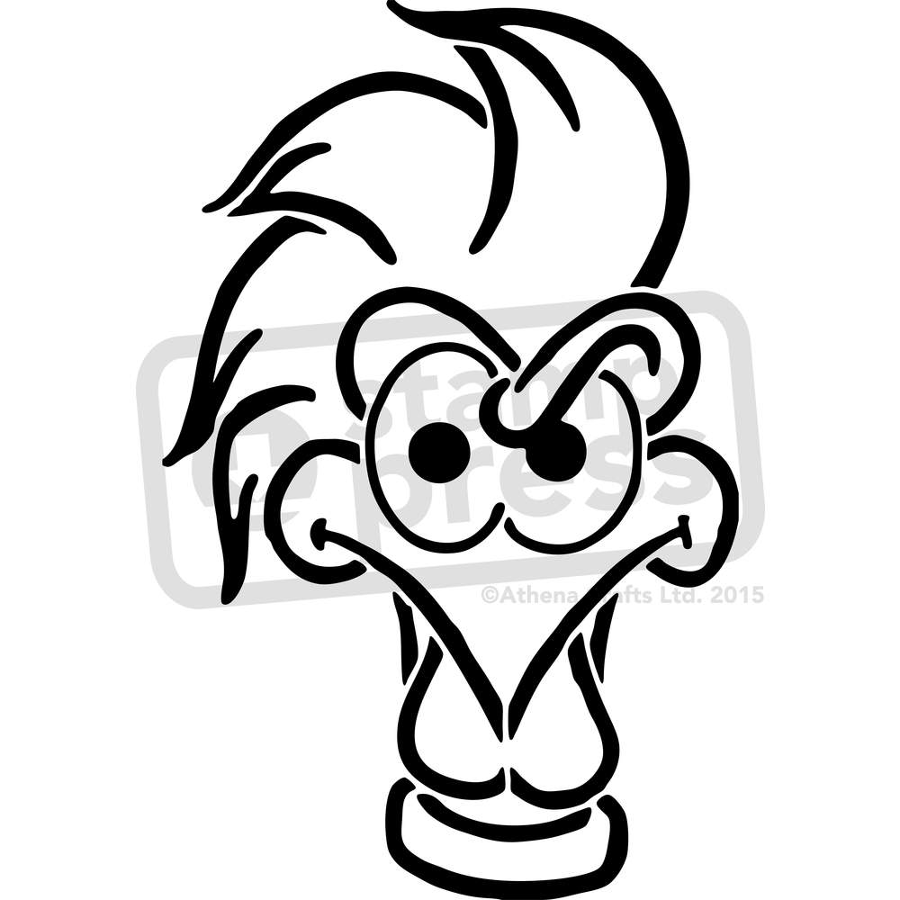 1000x1000 Cartoon Chicken Head' Wall Stencils Templates (Vws0009337) Ebay