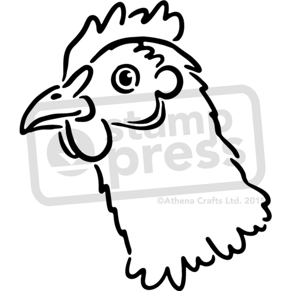 1000x1000 Chicken Head' Wall Stencils Templates (Vws0017636) Ebay