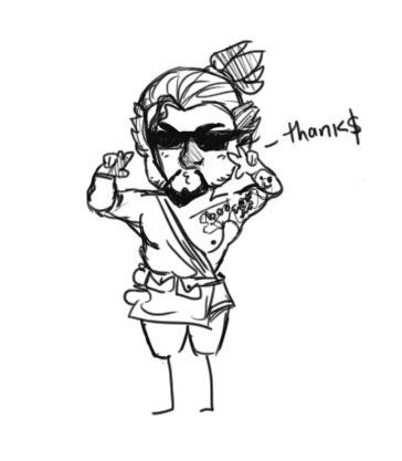 364x417 Thanks For 100 Followers Have This Chicken Leg Hanzo Overwatch Amino