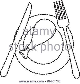 305x320 Cartoon Chicken Leg Stock Vector Art Amp Illustration, Vector Image