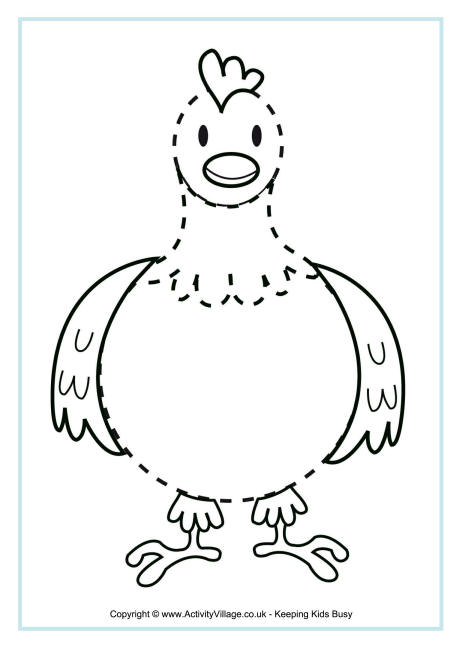 460x650 Chicken Printables