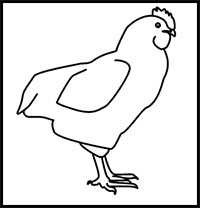 200x208 How To Draw Chickens Drawing Tutorials Amp Drawing Amp How To Draw