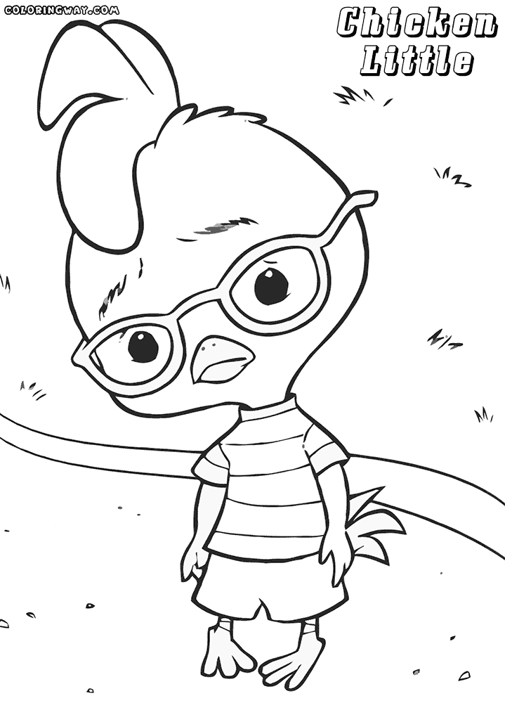 Chicken Little Drawing at GetDrawings | Free download