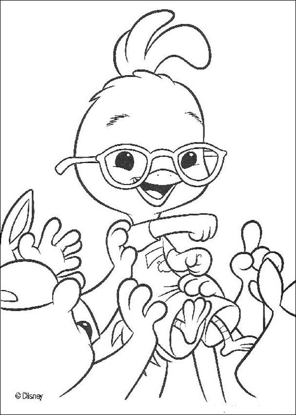 607x850 Chicken Little 27 Coloring Pages
