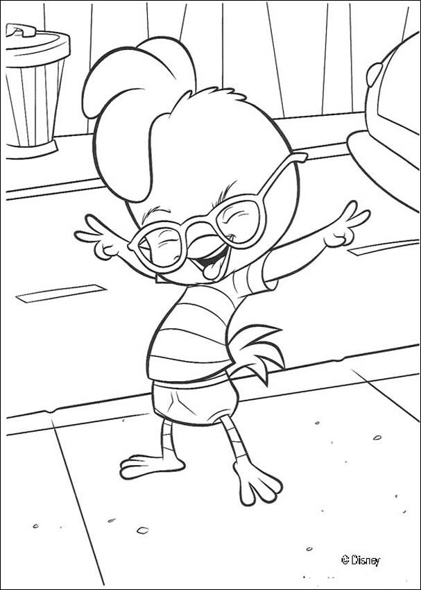 607x850 Cool Chicken Little Coloring Pages 83 On Free Colouring Pages