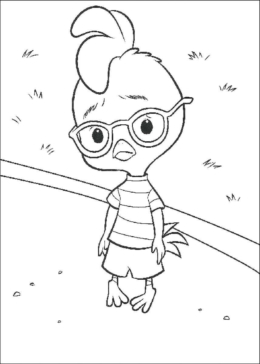 857x1200 Coloring Chicken Little Coloring Pages