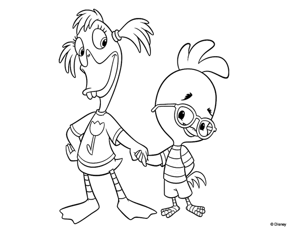 Chicken Little Drawing at GetDrawings | Free download