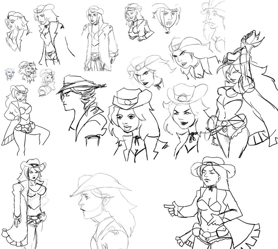945x846 Fairune Chicken Scratch Concept Sketches By Jesse The Art Maker