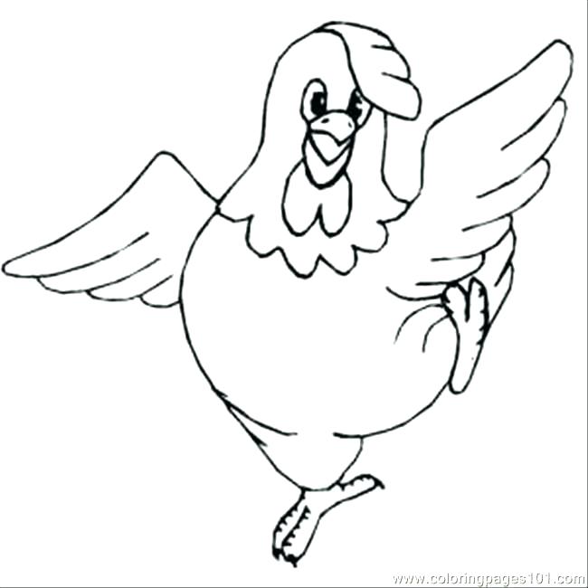 650x650 Chicken Coloring Page Chicken Coloring Pages Dancing Chicken