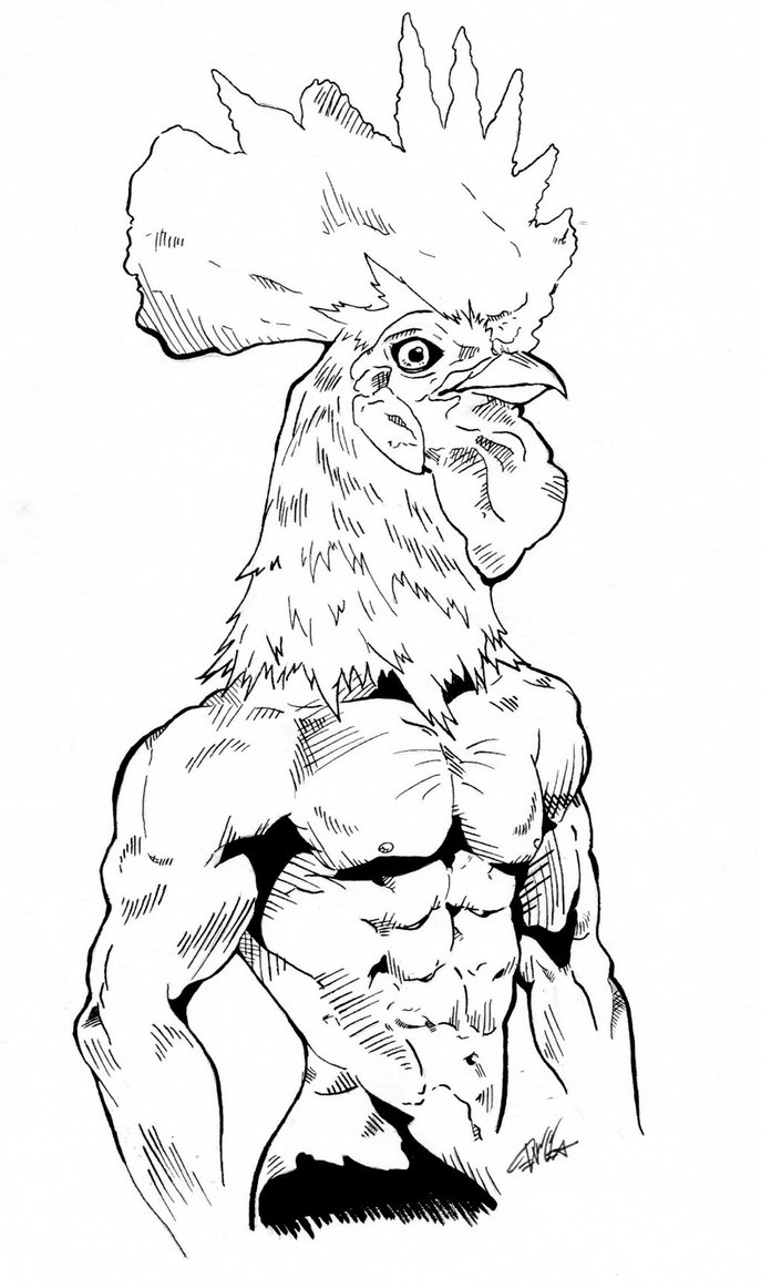 687x1162 Chicken War God Of Kentucky Dillion By 4everaloneprince