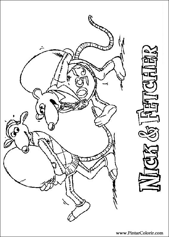 567x794 Drawings To Paint Amp Colour Chicken Run